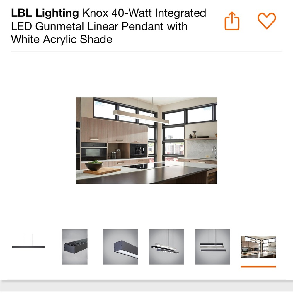 LBL Lighting Kitchen Island Light